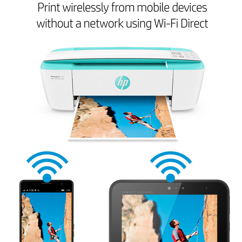 HP DeskJet 3755 Wireless All-in-One Printer, , hires