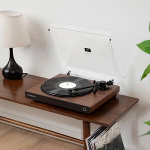 Victrola Wave Bluetooth Turntable with Auracast - Walnut, , hires