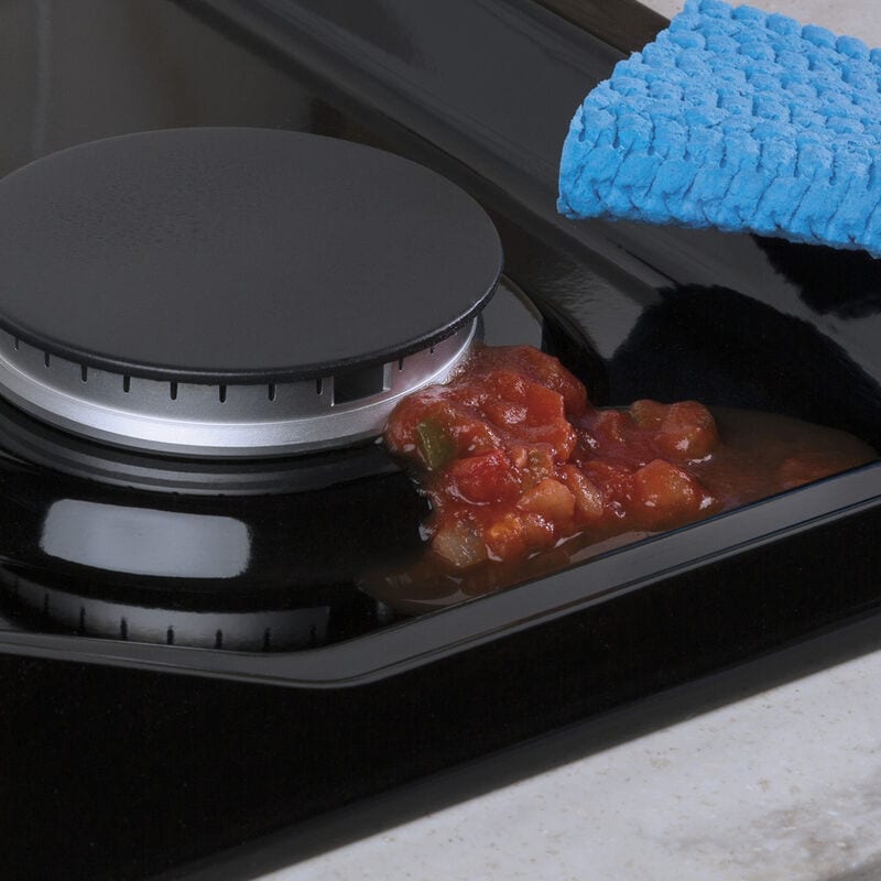 GE 36 in. 5-Burner Natural Gas Cooktop with Simmer Burner & Power Burner - Black, Black, hires