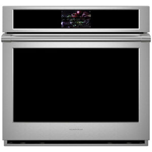 Monogram Statement Series 30 in. 5 cu. ft. Smart Speed Electric Single Wall Oven with True European Convection - Stainless Steel, , hires