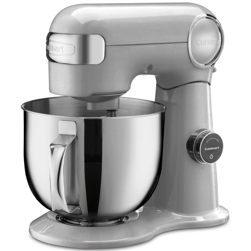 Cuisinart Precision Pro 12-Speed 5.5-Quart Electric Stand Mixer with Tilt-Head & 3 Attachments - Silver Lining, , hires