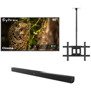 Sylvox - Cinema 65" Class Full Sun 4K UHD QLED Smart Google Outdoor TV, , hires