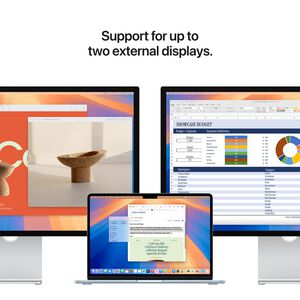 Apple MacBook Air (2025) 13.6 in. Notebook with Apple Intelligence, Apple M4 10-Core CPU, 8-Core GPU, 16 GB RAM, 256 GB SSD, up to 18 Hrs. of Battery Life & Mac OS - Starlight, , hires
