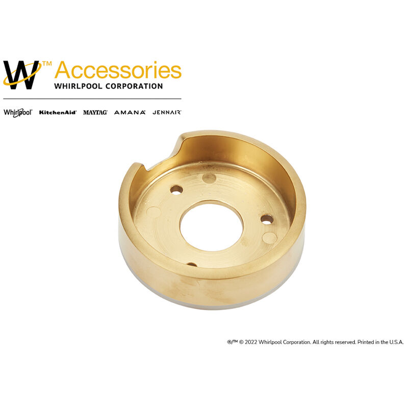 JennAir Single Bezel for Rise-Style Commercial Range and Rangetop Griddle Knobs - Brass, , hires