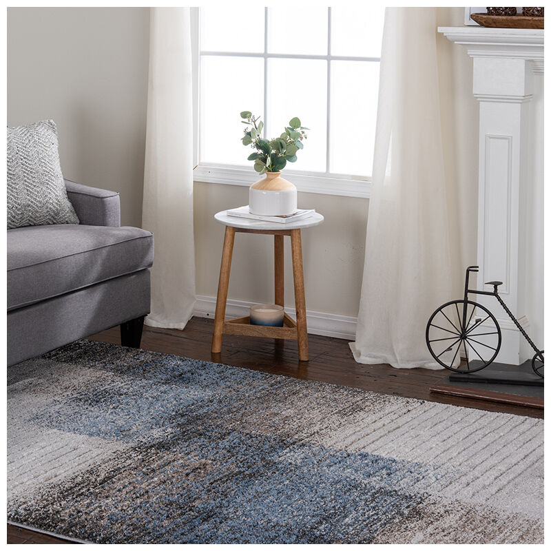 Natco Structures Torrent 101 Georgia Rain 5'x7' Rug - Multicolored Browns, , hires