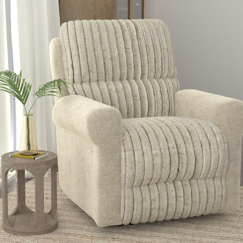 Jackson Furn Foxy Power Lay Flat Recliner with Zero Gravity - Porcelain, , hires