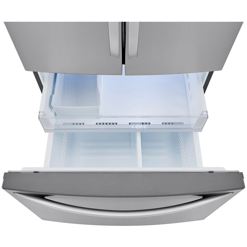 LG 36 in. 28.7 cu. ft. Smart French Door Refrigerator with Ice Maker - Stainless Steel, , hires
