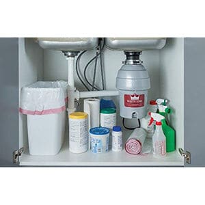 Waste King 1 HP Continuous Feed Waste Disposer with 2800 RPM, Anti-Jam & Noise Reducing Insulation - Stainless Steel, , hires