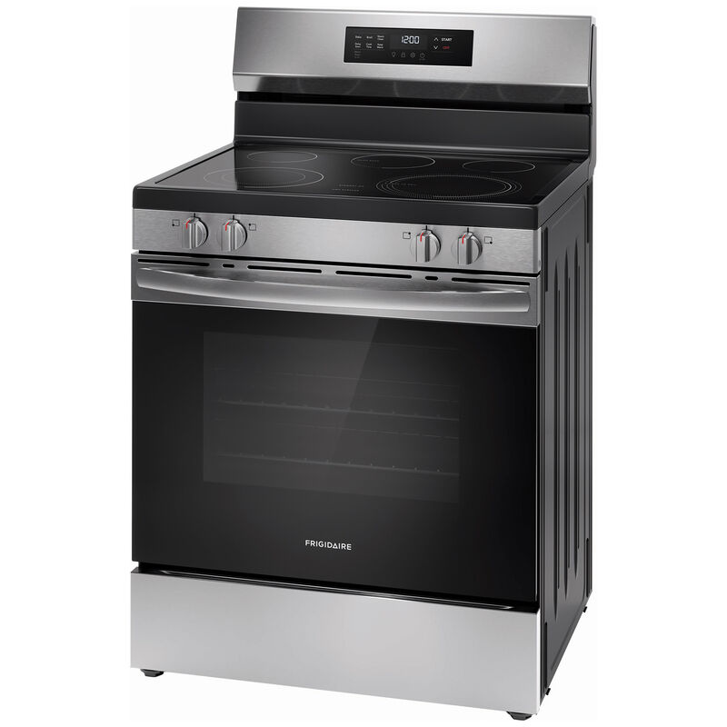 Frigidaire 30 in. 5.3 cu. ft. Electric Range with Smoothtop Burners - Stainless Steel, , hires
