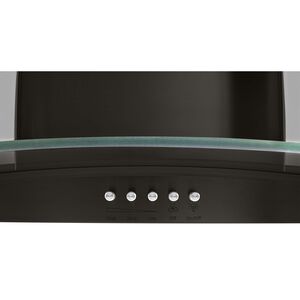 Whirlpool 36 in. Convertible Chimney Style Range Hood with 400 CFM, 3 Fan Speeds & 2 LED Lights - Black Stainless, , hires