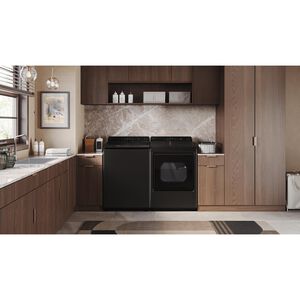 LG 27 in. 4.8 cu. ft. Smart Top Load Washer with 4-Way Agitator, EasyUnload & AI Sensing - Platinum Black, Platinum Black, hires