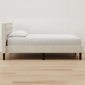 Nectar Mornington Queen Headboard & Frame - Linen, , hires