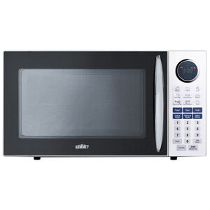 Summit 21 in. 1.0 cu. ft. Countertop Microwave with 5 Power Levels - White, , hires