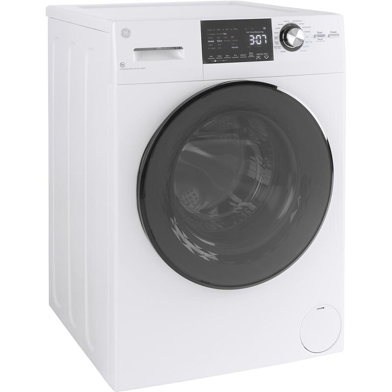 GE 24 in. 2.4 cu. ft. Electric All-in-One Front Load Washer-Dryer Combo with Sensor Dry - White, , hires