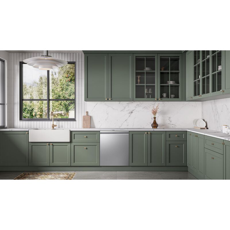 Samsung Bespoke 24 in. Top Control Smart Dishwasher with 38 dBA Sound Level, 3rd-Rack, Smart Dry with AutoRelease Door & Pocket Handle - Fingerprint Resistant Stainless Steel, , hires