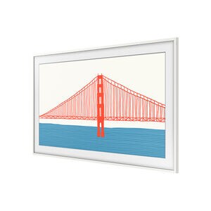 Samsung Frame 85" Customizable Bezel Compatible with Samsung 2021-2024 The Frame TVs - White, , hires