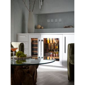 Sub-Zero Designer Series 24 in. Built-In 5.1 cu. ft. Smart Compact Beverage Center with Adjustable Shelves & Digital Control - Custom Panel Ready, , hires