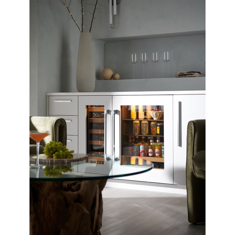 Sub-Zero Designer Series 24 in. Built-In 5.1 cu. ft. Smart Compact Beverage Center with Adjustable Shelves & Digital Control - Custom Panel Ready, , hires
