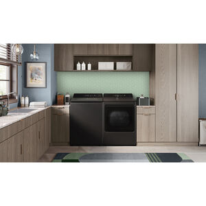 LG 27 in. 7.3 cu. ft. Smart Ventless Electric Dryer with Heat Pump & Sensor Dry - Matte Black, Matte Black, hires