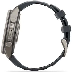 Garmin fenix 9 Pro 47 mm, AMOLED Smart Watch - Titanium with Graphite/Black Silicone Band, , hires