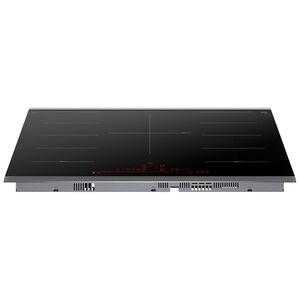 Bosch Benchmark 36 in. 5-Burner Smart Induction Cooktop with Power Burner - Black, , hires