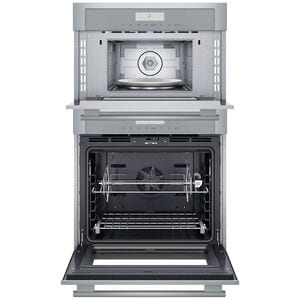 Thermador Masterpiece Series 30 in. 6.1 cu. ft. Smart Speed Electric Microwave/Wall Oven Combo with True European Convection - Stainless Steel, , hires