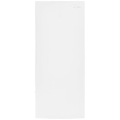 Frigidaire 28 in. 13.0 cu. ft. Garage-Ready Frost Free Upright Freezer with Adjustable Shelves - White | FFUE1326AW