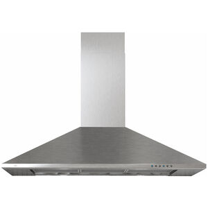 XO 24 in. Chimney Style Range Hood with 3 Speed Settings, 600 CFM, Convertible Venting & 2 LED Lights - Stainless Steel, , hires