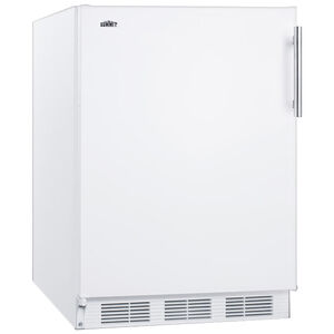 Summit 24 in. 5.1 cu. ft. Undercounter Refrigerator - White, , hires