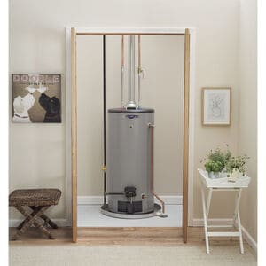 GE RealMax Platinum Natural Gas 40 Gallon Short Water Heater with 12-Year Parts Warranty, , hires