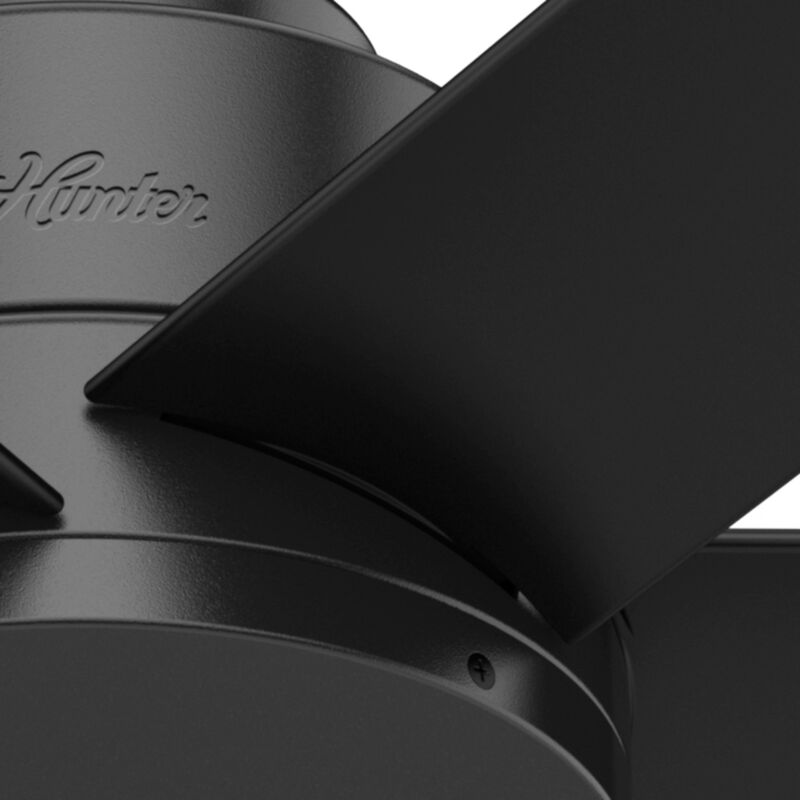Hunter Kennicott 44 in. Indoor/Outdoor Ceiling Fan with Wall Control - Matte Black, Matte Black, hires