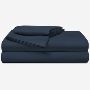 BEDGEAR Basic Twin Size Sheet Set (Ideal for Adj. Bases) - Navy, , hires