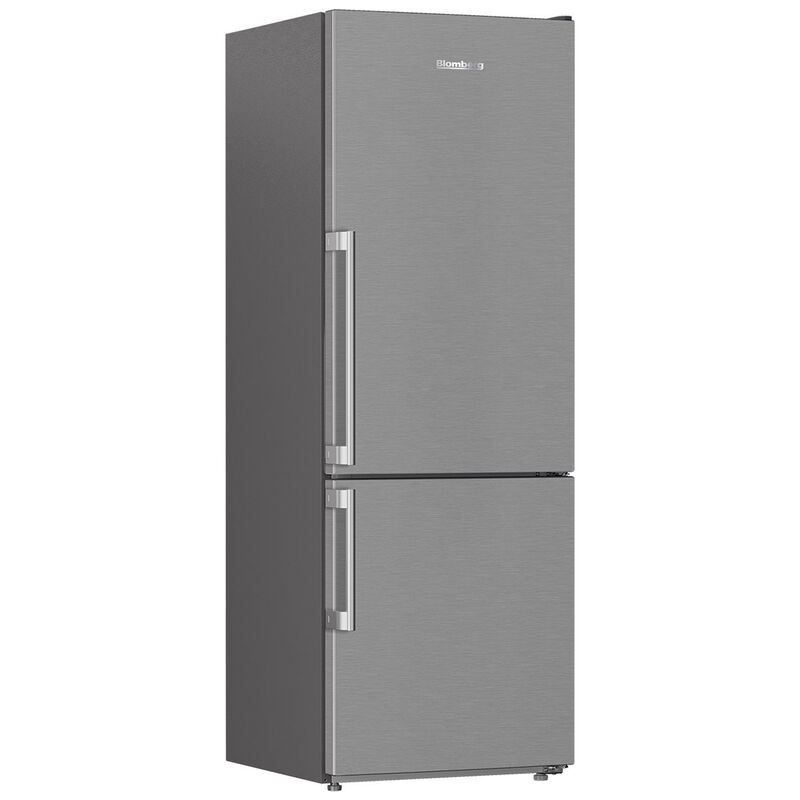 Blomberg 24 in. 11.4 cu. ft. Counter Depth Bottom Freezer Refrigerator - Stainless Steel, , hires