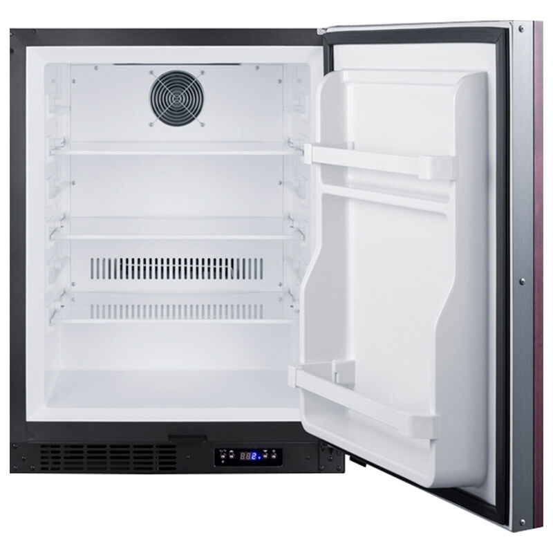 Summit 24 in. 4.0 cu. ft. Built-in Frost Free Compact Upright