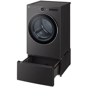 LG 27 in. 7.4 cu. ft. Electric Smart Dryer with 23 Dryer Programs, 11 Dry Options, Wrinkle Care & Sensor Dry - Black Steel, , hires