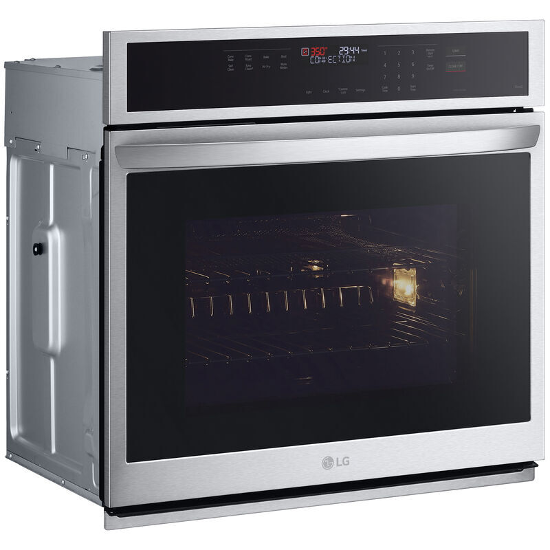 LG 30 in. 4.7 cu. ft. Smart Electric Single Wall Oven with Standard Convection - PrintProof Stainless Steel, , hires