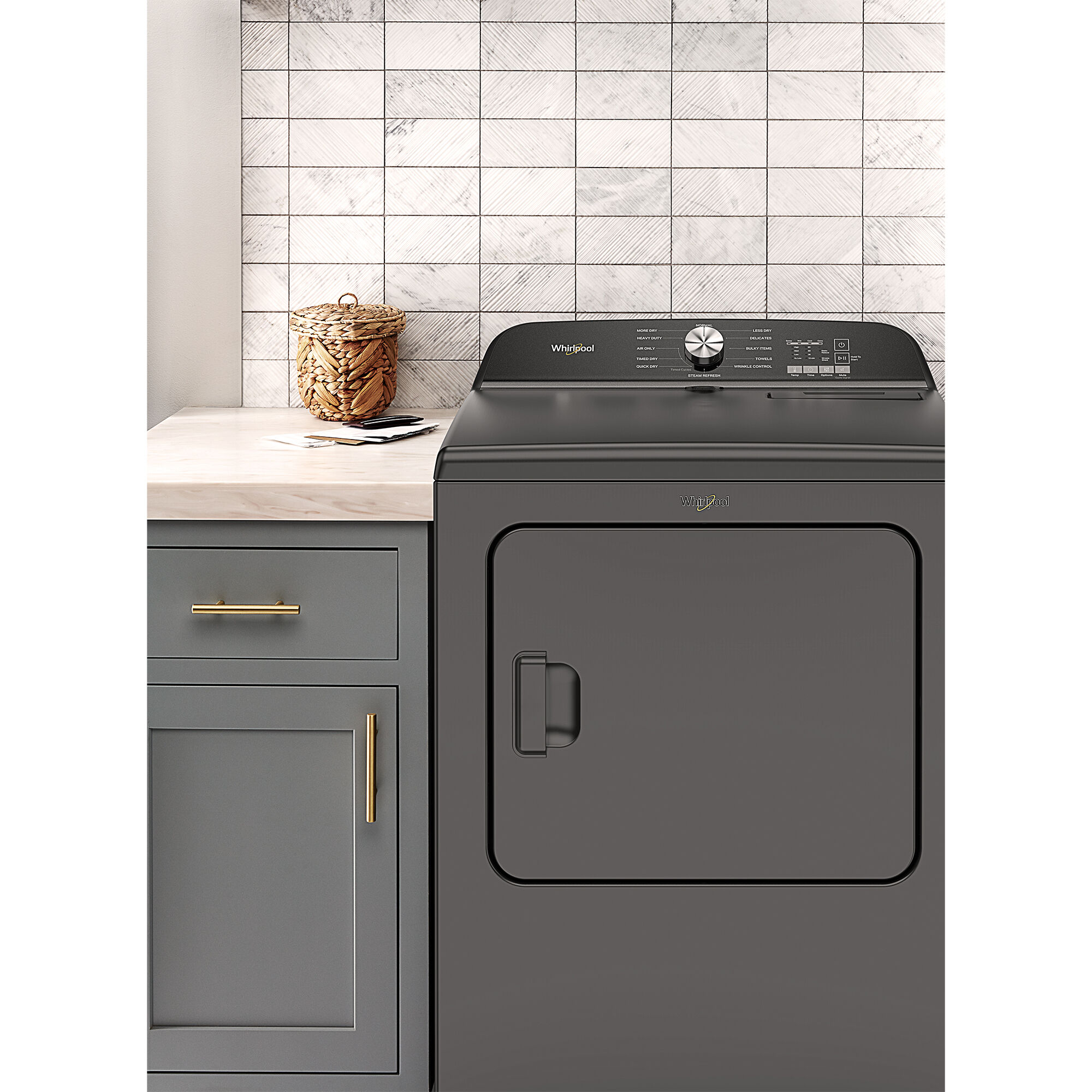 Whirlpool 29 in. 7.0 cu. ft. Gas Dryer with Wrinkle Shield Option