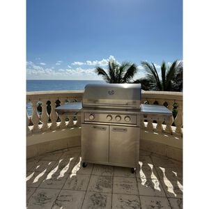XO Performance XLT2 32 in. 3-Burner Built-In Liquid Propane Gas Grill - Stainless Steel, , hires