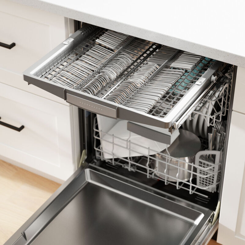 Bosch 800 Series 24 in. Smart Built-In Dishwasher with Top Control, 42 dBA Sound Level, 16 Place Settings, 8 Wash Cycles & Sanitize Cycle - Custom Panel Ready, Custom Panel Required, hires