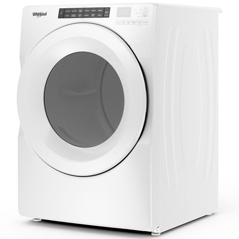 Whirlpool 27 in. 7.4 cu. ft. Electric Dryer with 36 Dryer Programs, 5 Dry Options, Sanitize Cycle & Sensor Dry - White, , hires