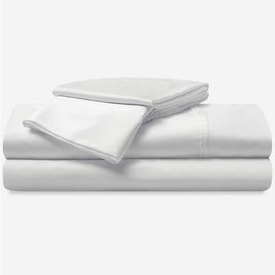 BEDGEAR Hyper-Cotton Twin XL Size Sheet Set (Ideal for Adj. Bases) - Bright White | BGS199302