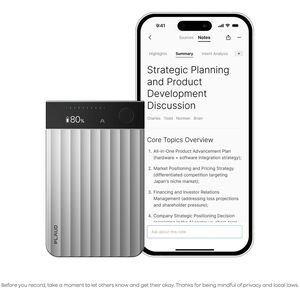 Plaud Note Pro Flow Edition - Silver, , hires