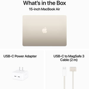 Apple 15" MacBook Air (M3, Starlight), , hires