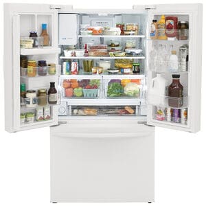 Frigidaire 36 in. 27.8 cu. ft. French Door Refrigerator with Ice & Water Dispenser - White, White, hires