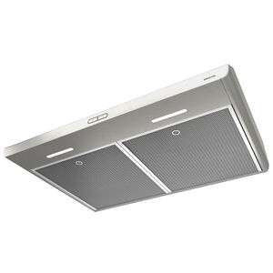 Broan 30 in. Standard Style Range Hood with 3 Speed Settings, 300 CFM & 2 LED Lights - Stainless Steel, , hires