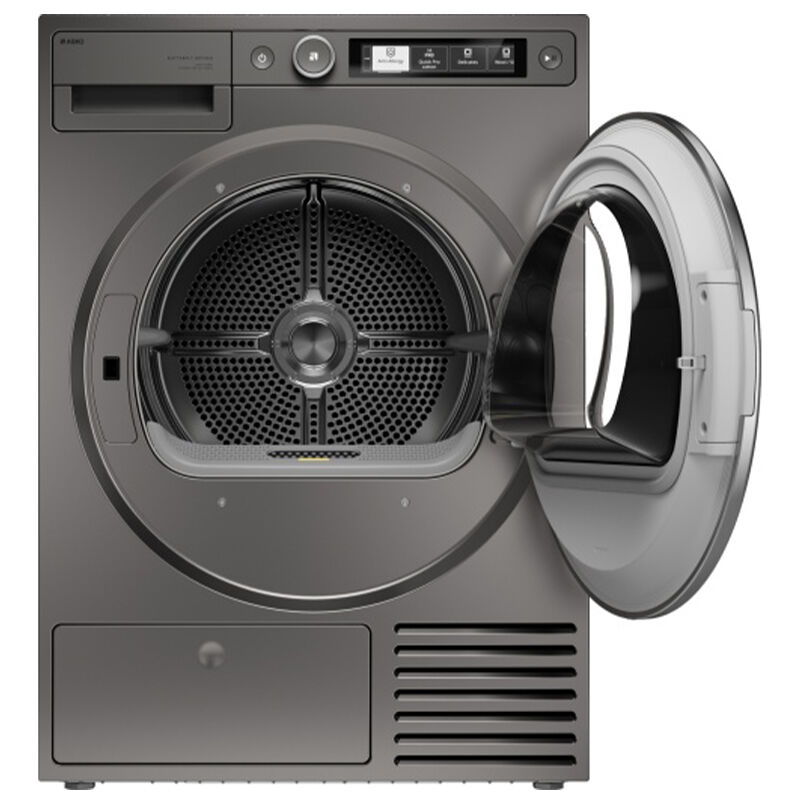 Asko 5-Series 24 in. 5.2 cu. ft. Smart Stackable Ventless Electric Dryer with Heat Pump & Sensor Dry - Titanium, Titanium, hires