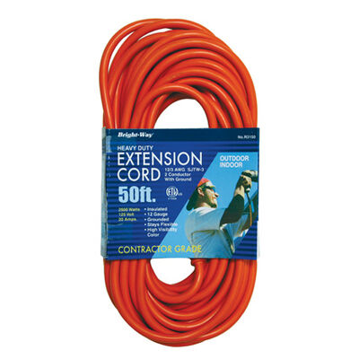 Bright Way 50 Ft. All Weather Heavy Duty Extension Cord | R3150