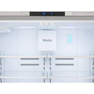 Viking 3 Series 36 in. 19.9 cu. ft. Counter Depth French Door Refrigerator with Internal Water Dispenser - Stainless Steel, , hires