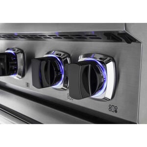 Viking 7 Series 36 in. 5.1 cu. ft. Standard Convection Gas Range with 6 Sealed Burners - Stainless Steel, , hires