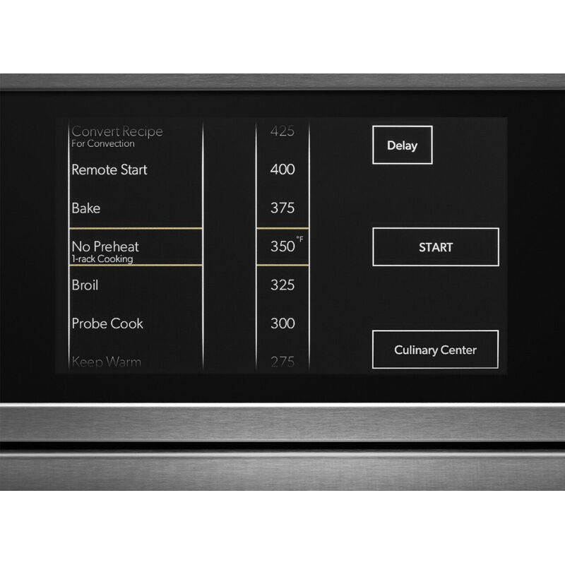 JennAir Rise 30" 5.0 Cu. Ft. Electric Smart Wall Oven with Dual Convection & Self Clean - Stainless Steel, , hires